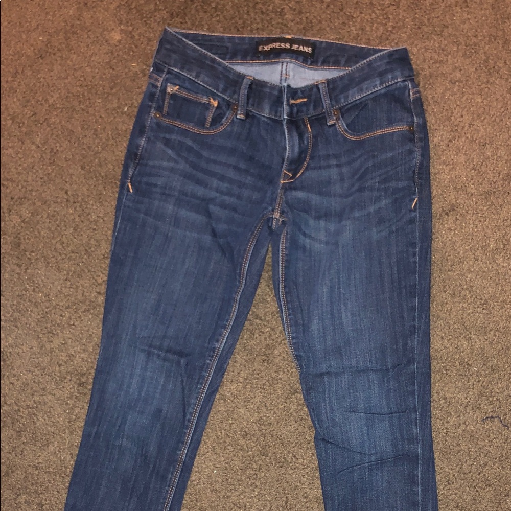 Express low rise legging jeans